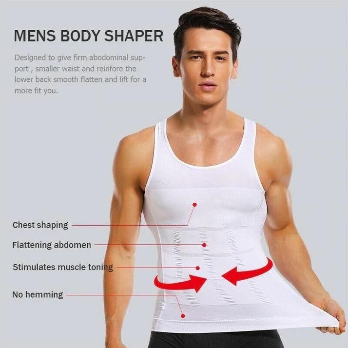 [BUY 1 GET 1 FREE] Men's Shapers Vest For Men  : Lightweight Anti- Sweat Summer Fabric {Pack of 2}