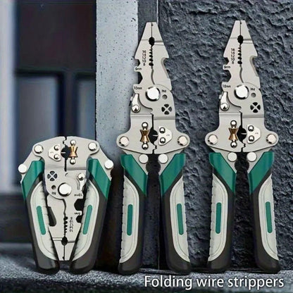 Foldable Multi-Tool Pliers for Electricians (Pack of 1)