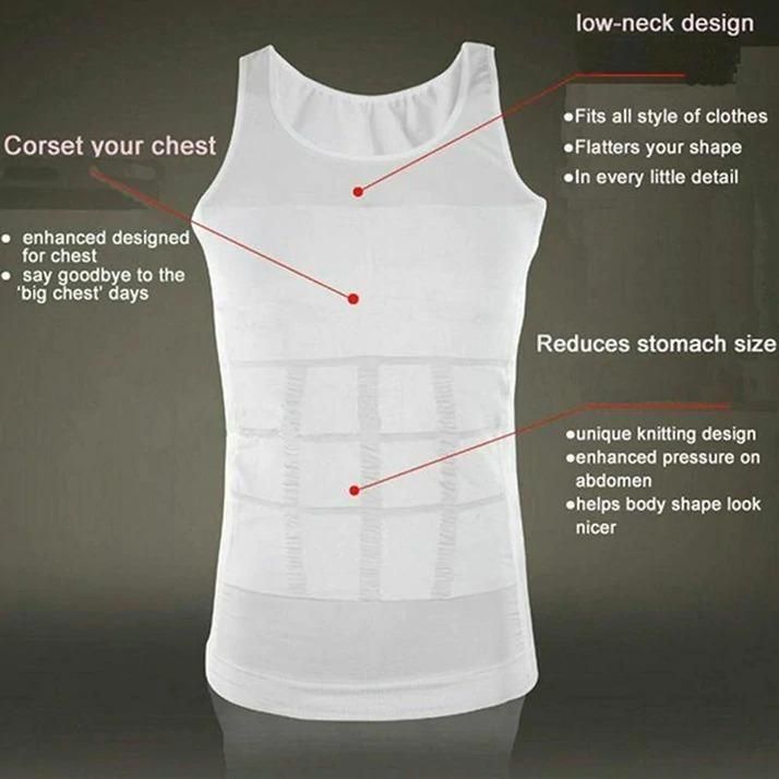 [BUY 1 GET 1 FREE] Men's Shapers Vest For Men  : Lightweight Anti- Sweat Summer Fabric {Pack of 2}