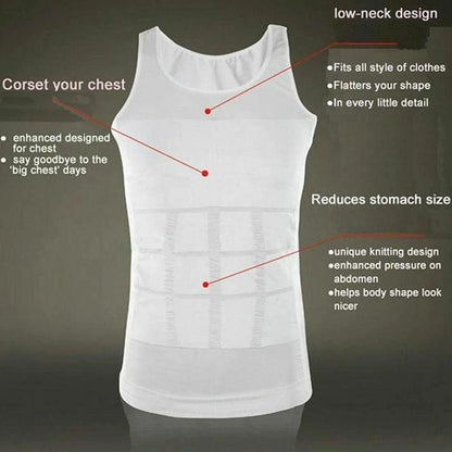 [BUY 1 GET 1 FREE] Men's Shapers Vest For Men  : Lightweight Anti- Sweat Summer Fabric {Pack of 2}